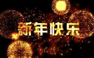 如何制作新年快乐短视频 大宝三宝祝大家新年快乐🎆 #原创动画